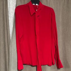 Mango Vibrant Red Women's Blouse
